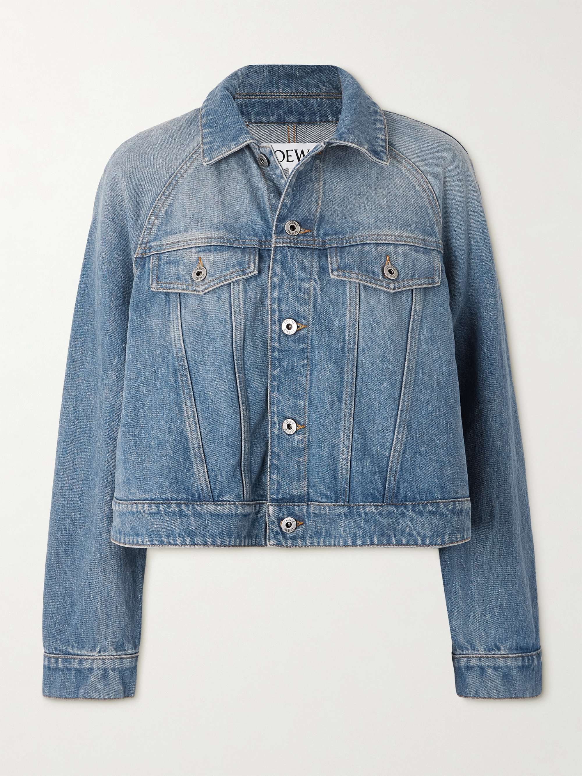 LOEWE Trapeze denim jacket | NET-A-PORTER