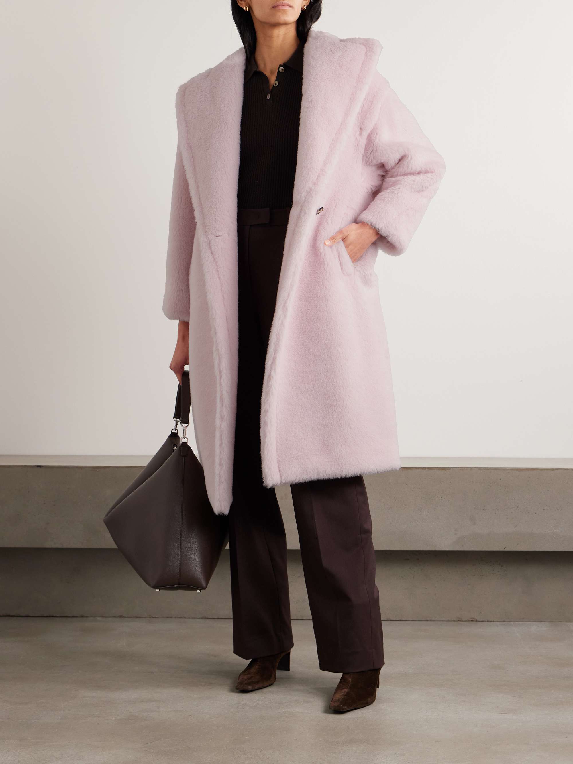 MAX MARA Double-breasted alpaca-blend coat | NET-A-PORTER