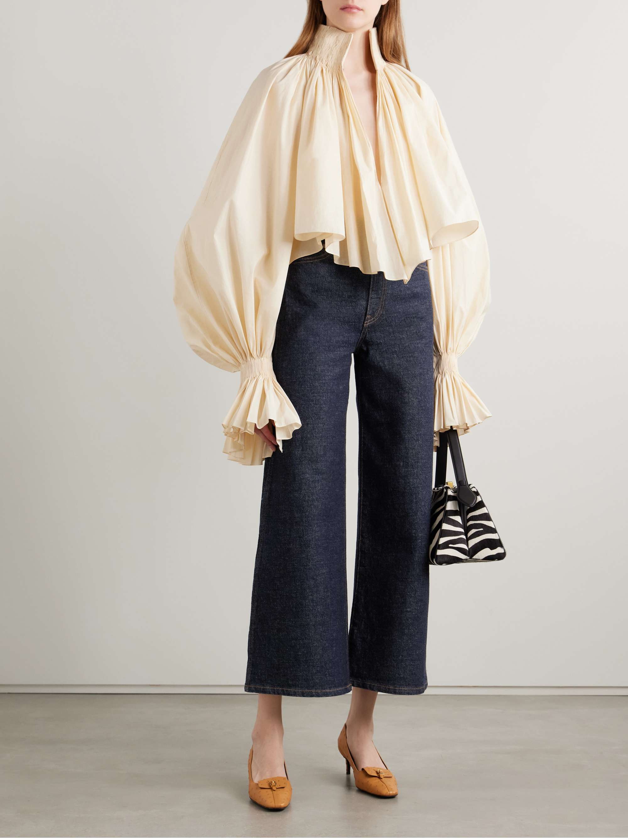 KHAITE Delina high-rise straight-leg jeans | NET-A-PORTER