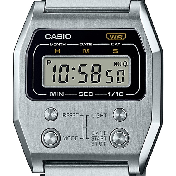 CASIO カシオ クラシック A1100D-1JF クォーツ(シルバー): CASIO