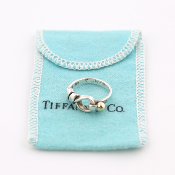 Tiffany&Co. ティファニー フック＆アイ リング 中古 レディース