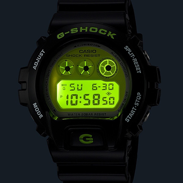 G-SHOCK CRAZY COLORS 2024 DW-6900RCS-1JF LED クォーツ(ブラック): G