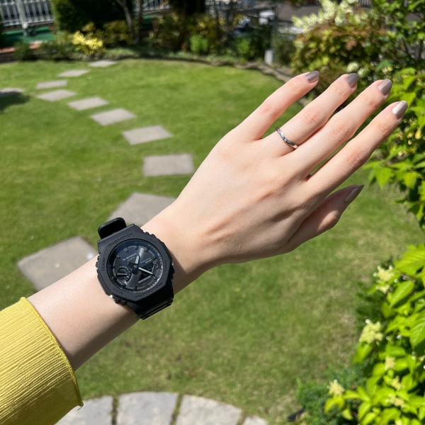 G-SHOCK オクタゴン GA-2100-1A1JF カーボンコアガード クォーツ