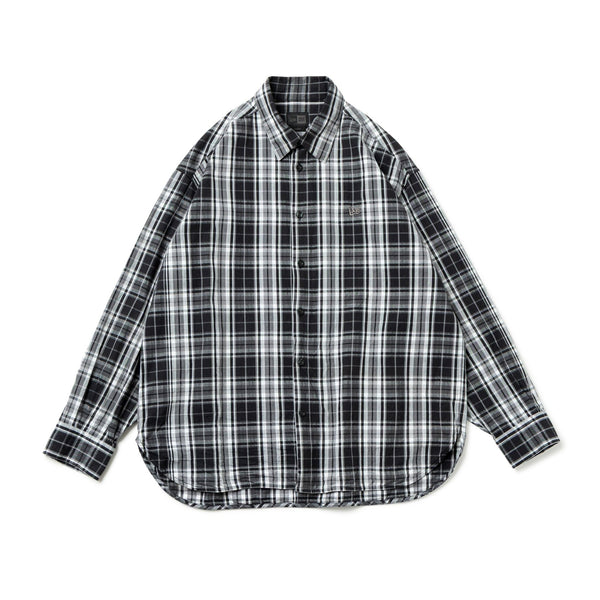 長袖 チェックシャツ BLACK LABEL FW25 ブラック | ニューエラ
