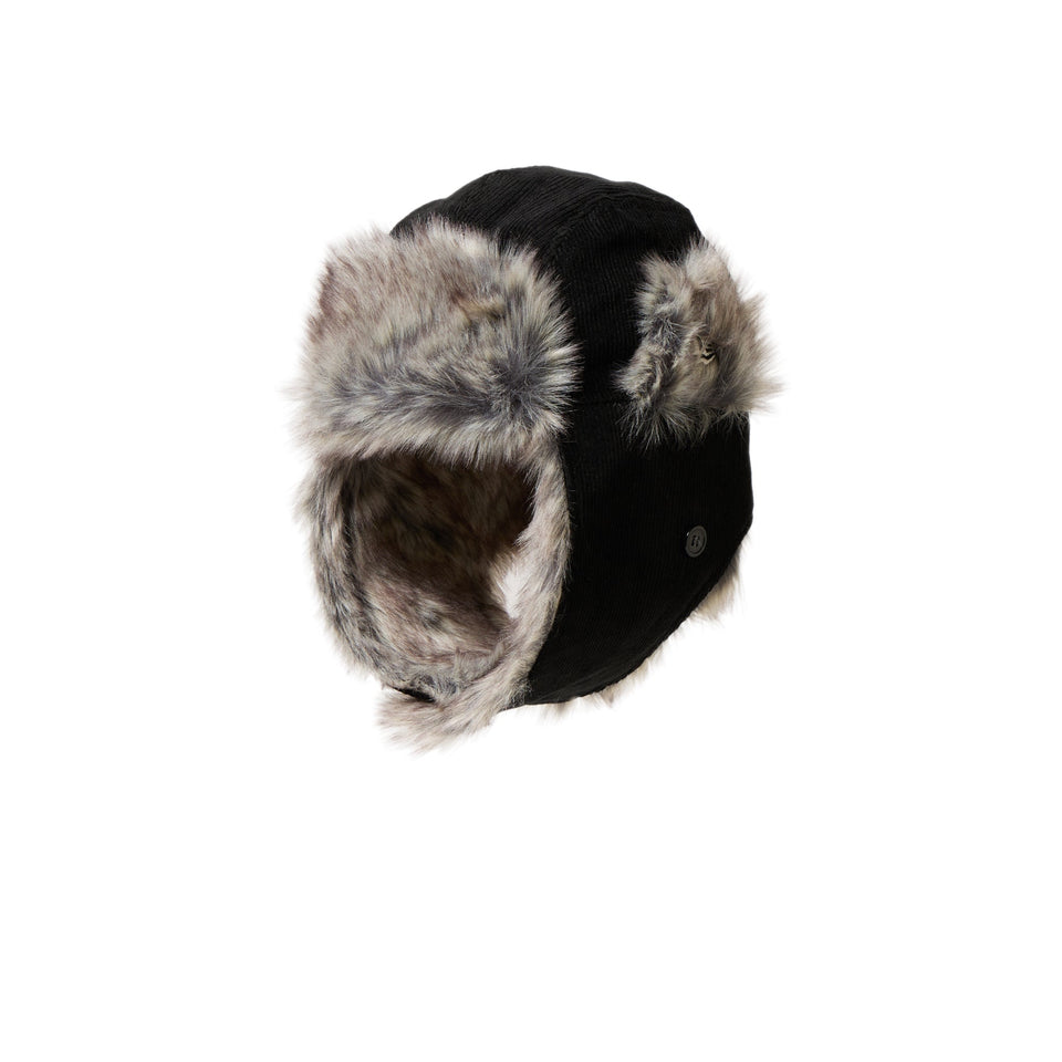 キッズ Kid's トラッパー コーデュロイ ブラック | ニューエラ