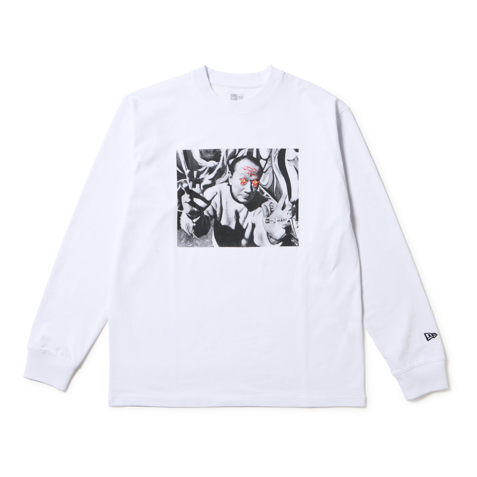 長袖 レギュラーフィット コットン Tシャツ TARO OKAMOTO 岡本太郎