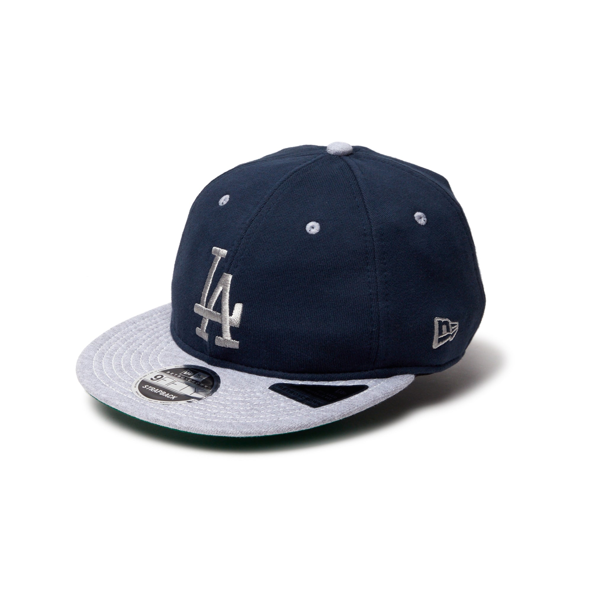 New Era LAロゴ 半帽 グレー バイク 原付 青ナンバー NEW ERA