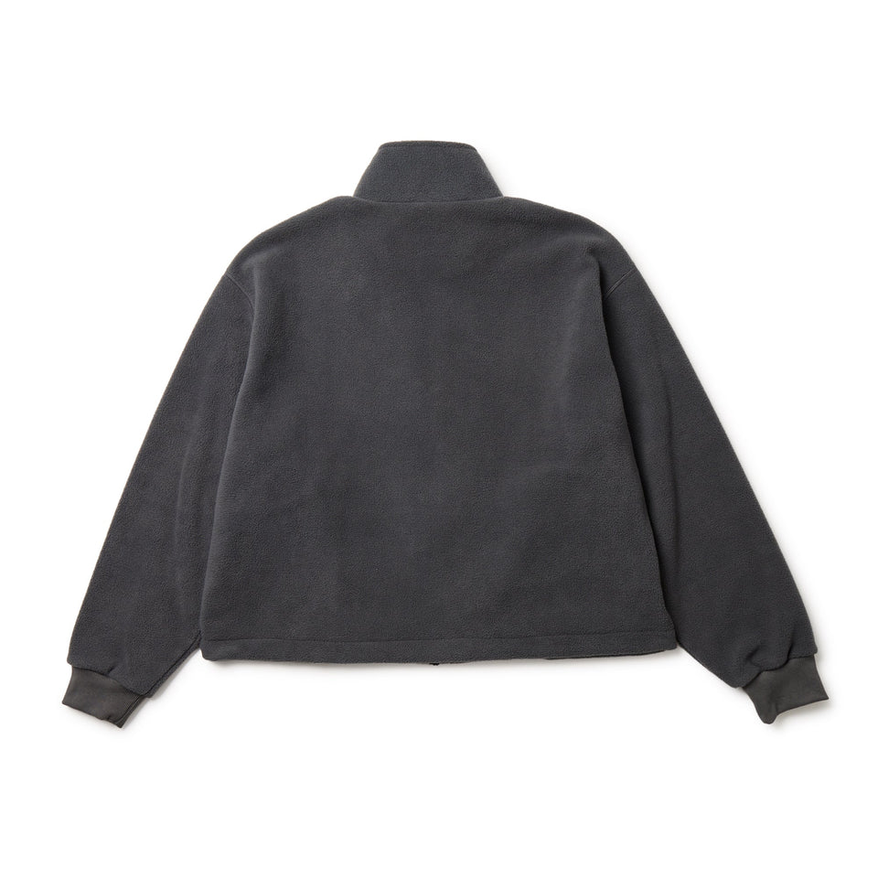 Women's フリース フルジップジャケット チャコールグレー | ゴルフ