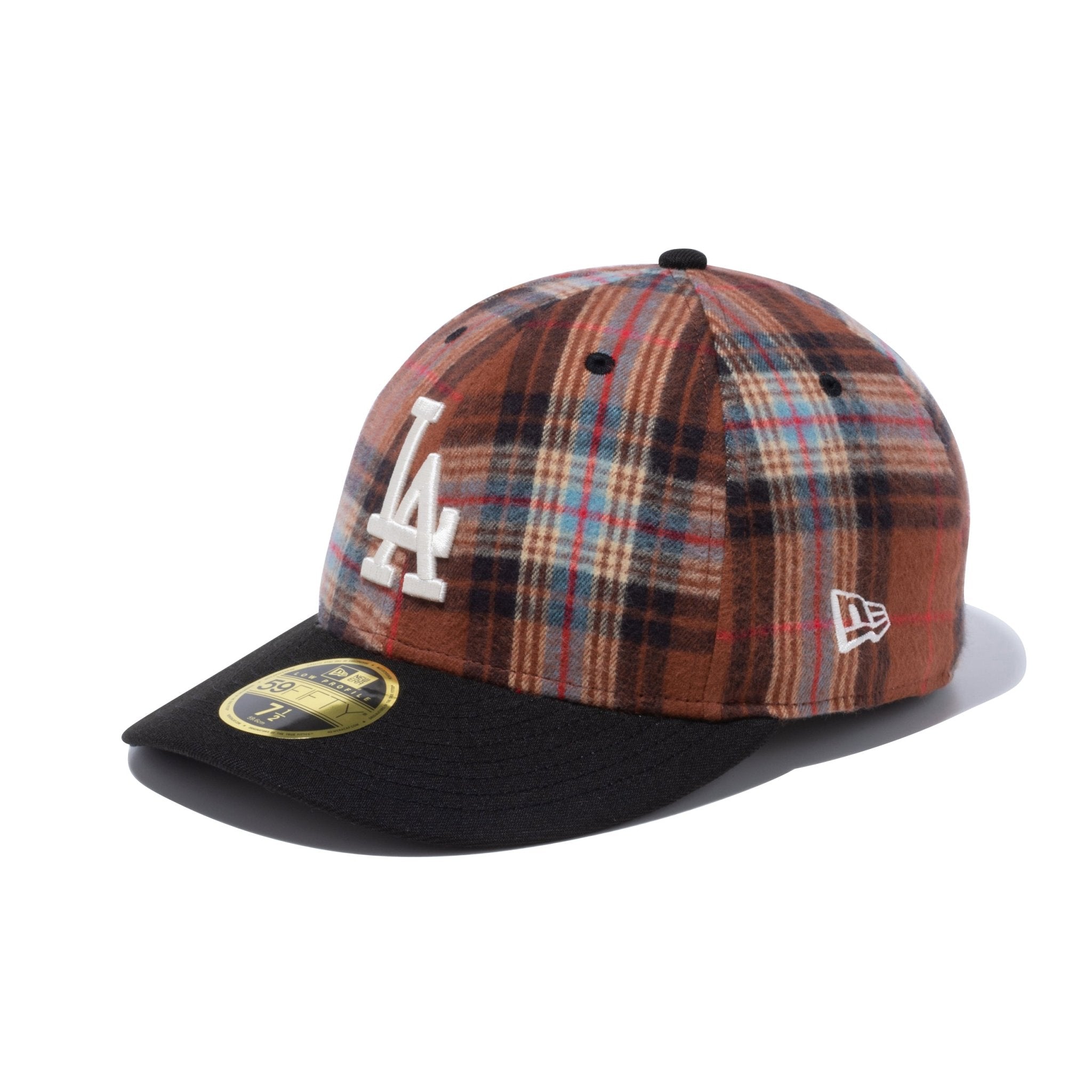 LP 59FIFTY MLB Plaid タータンチェック ロサンゼルス・ドジャース