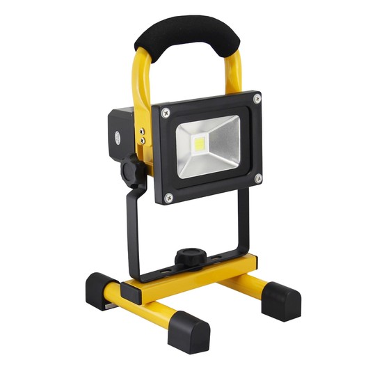 充電式LED投光器 GD-F024-3Y(10W)マグネット付 業務用や個人用の電池