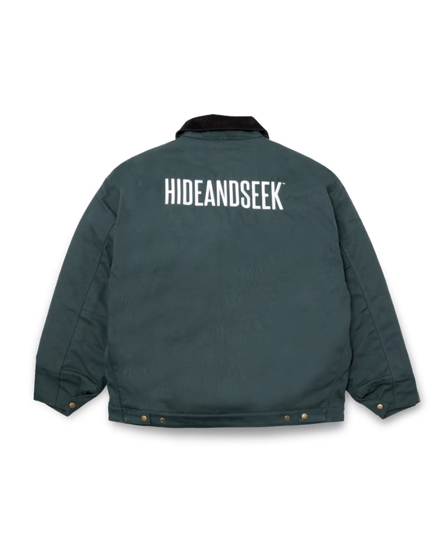 HIDEANDSEEK(ハイドアンドシーク) スウェットパーカー Zip Work Jacket