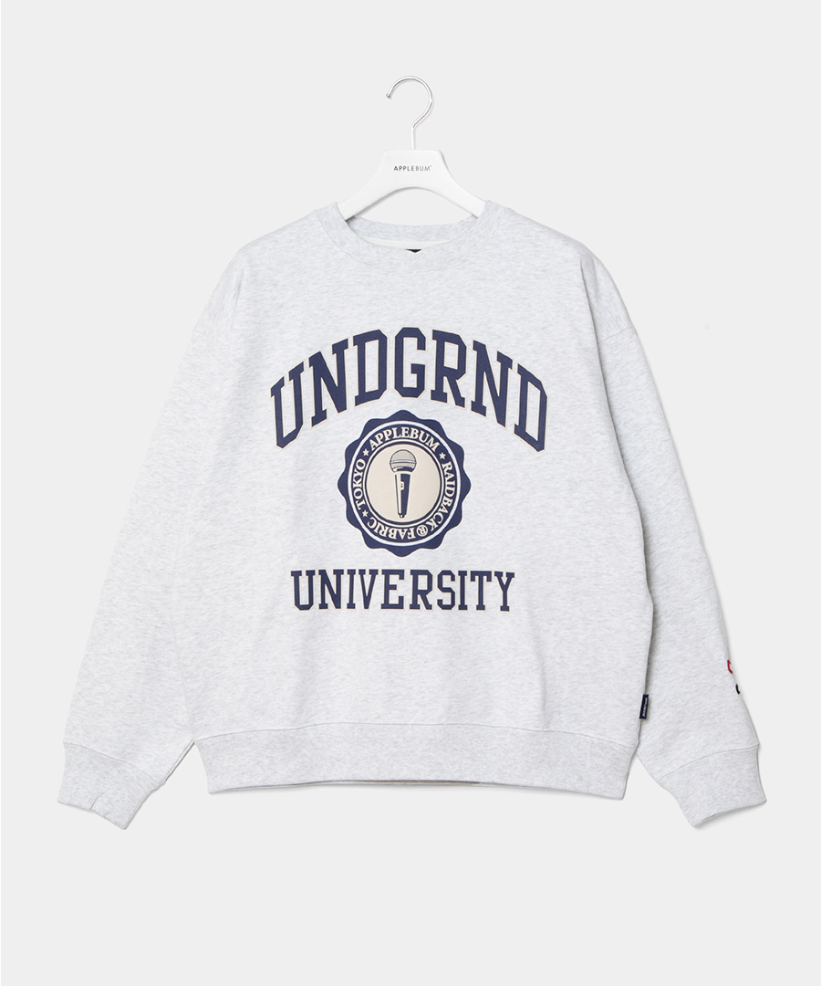APPLEBUM(アップルバム) クルースウェット “UNDERGROUND UNIVERSITY
