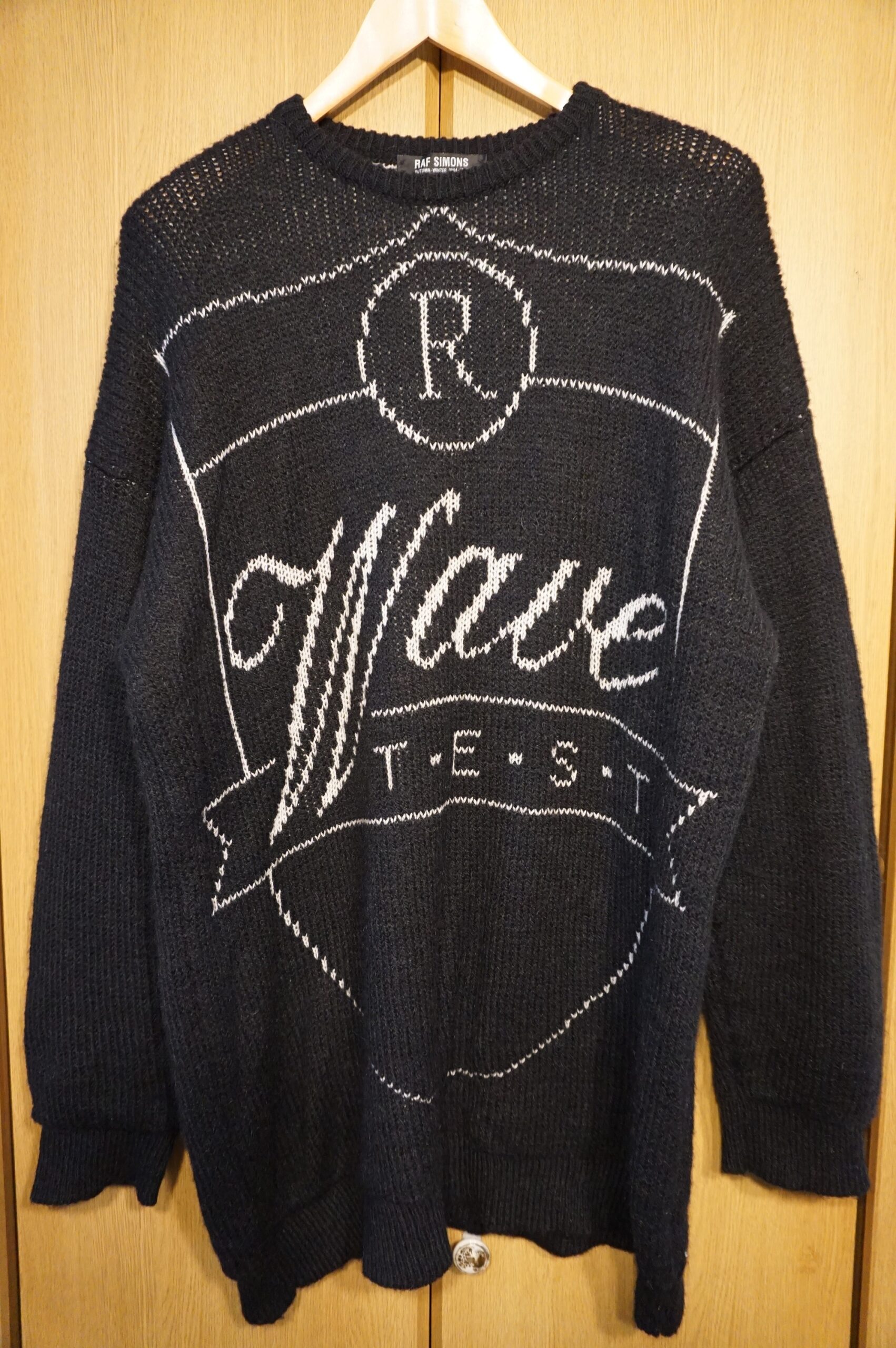 ラフシモンズ 2004-2005a/w 「WAVE」オーバーサイズニット｜RAF SIMONS