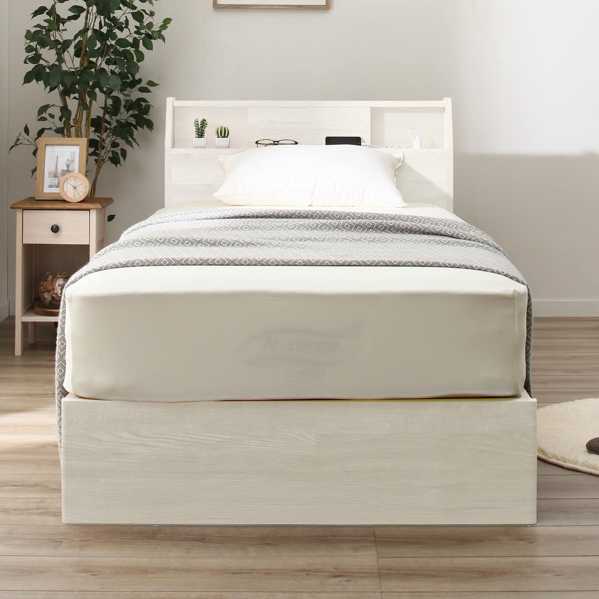 シングルベッドフレーム(アザン3 浅型/WW) | ニトリネット【公式