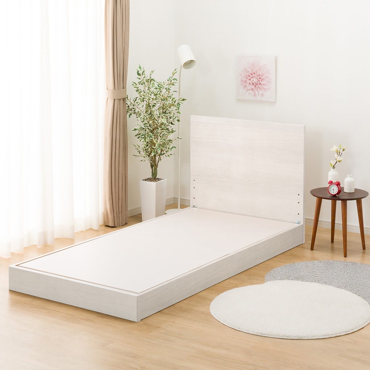 シングルベッドフレーム(NS-001 LEG/LOW 床板 WW) | ニトリネット