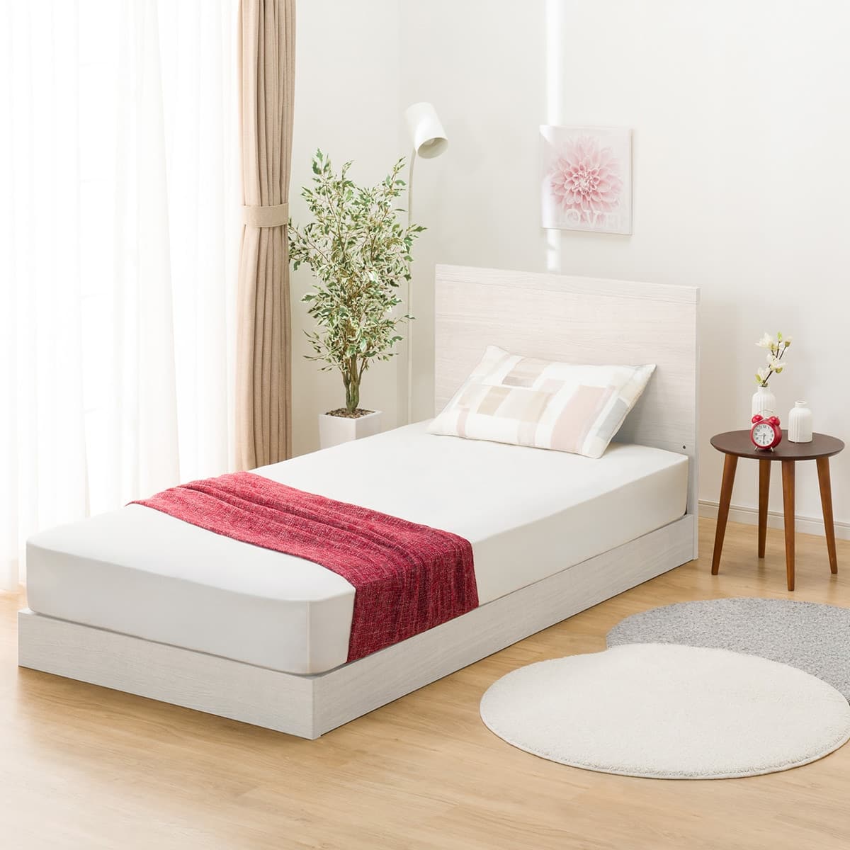 シングルベッドフレーム(NS-001 LEG/LOW 床板 WW) | ニトリネット