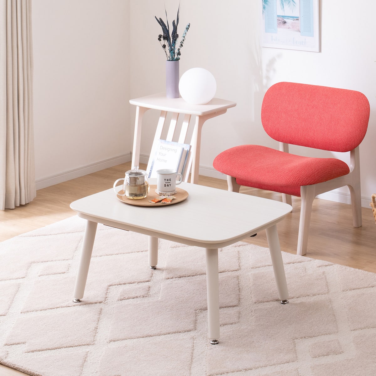 高さが変えられる2Wayこたつテーブル(NV03 8060 WW) | ニトリネット