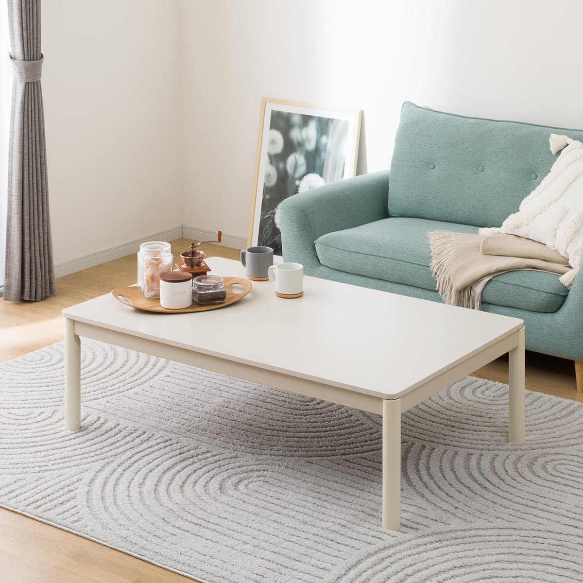 長方形リビングこたつ(GC03 120 WW) | ニトリネット【公式】 家具