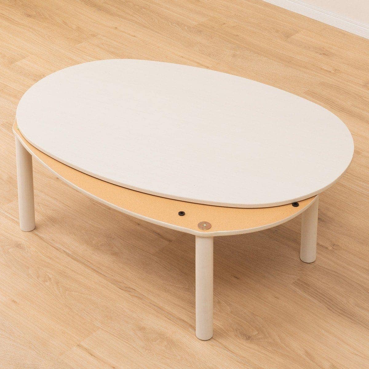 楕円形リビングこたつ(GC03R 105 WW) | ニトリネット【公式】 家具