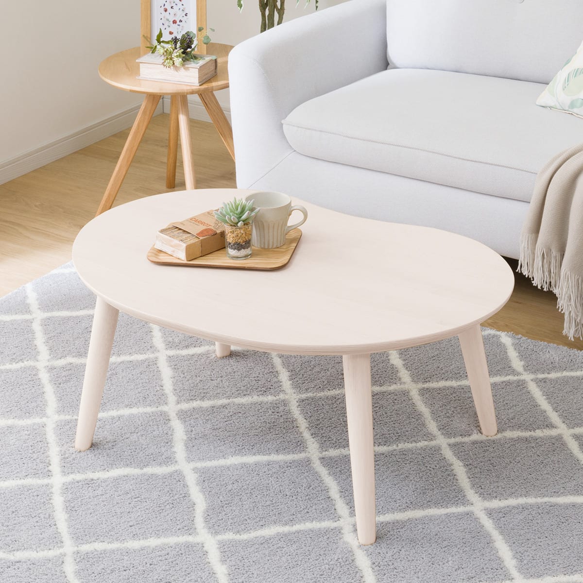 豆型リビングこたつ(GC03R 9060 WW) | ニトリネット【公式】 家具