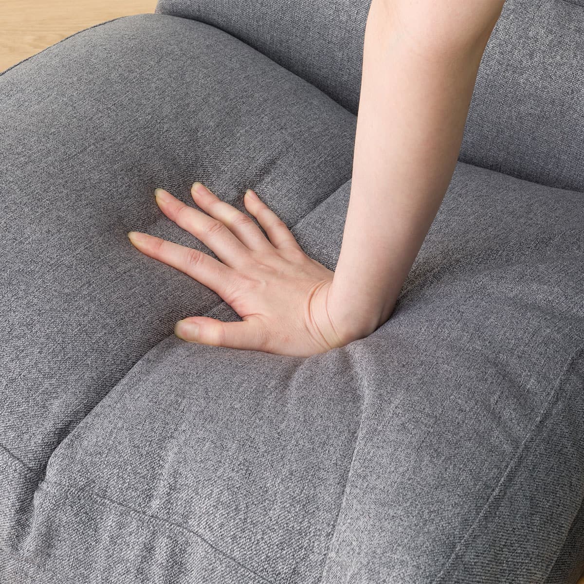 リクライナーソファ(KJ-1 GY/NA 左レバー) | ニトリネット【公式