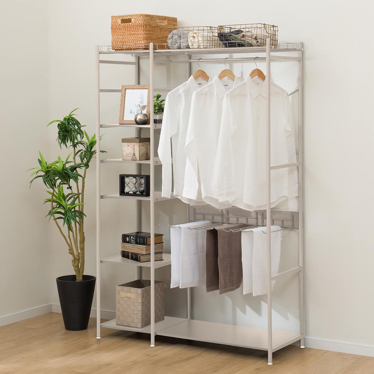 大容量マルチハンガーシェルフ(BN122 MO) | ニトリネット【公式】 家具