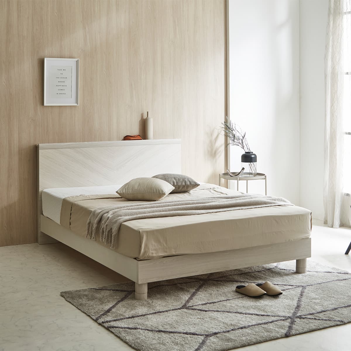 すのこダブルベッドフレーム(KG フラット WW ST) | ニトリネット【公式