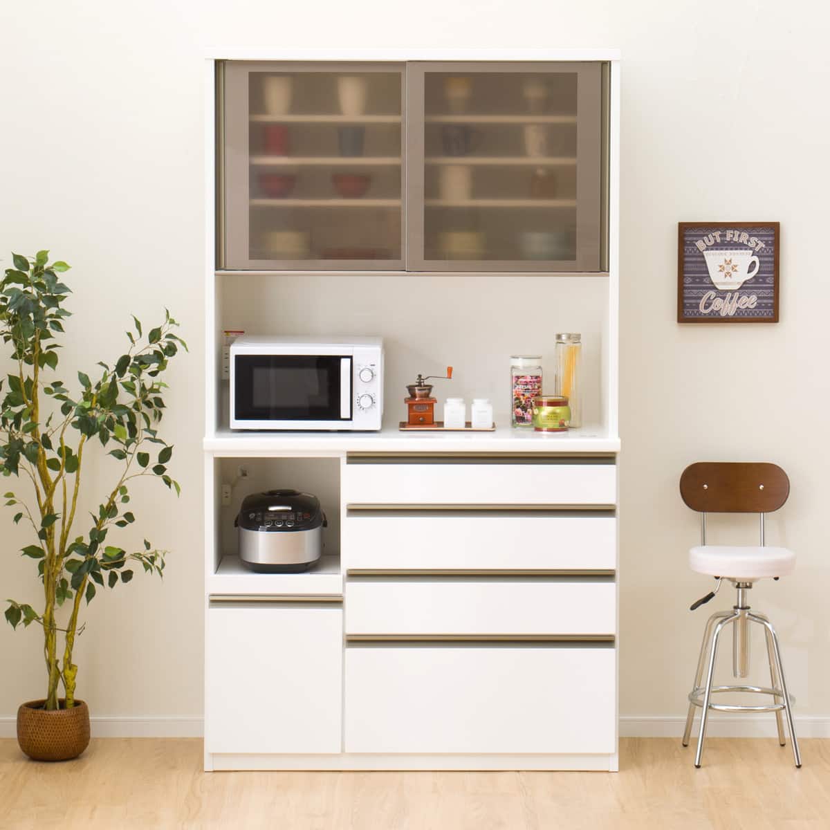 キッチンボード (ラピス 120 ピュアホワイト) | ニトリネット【公式