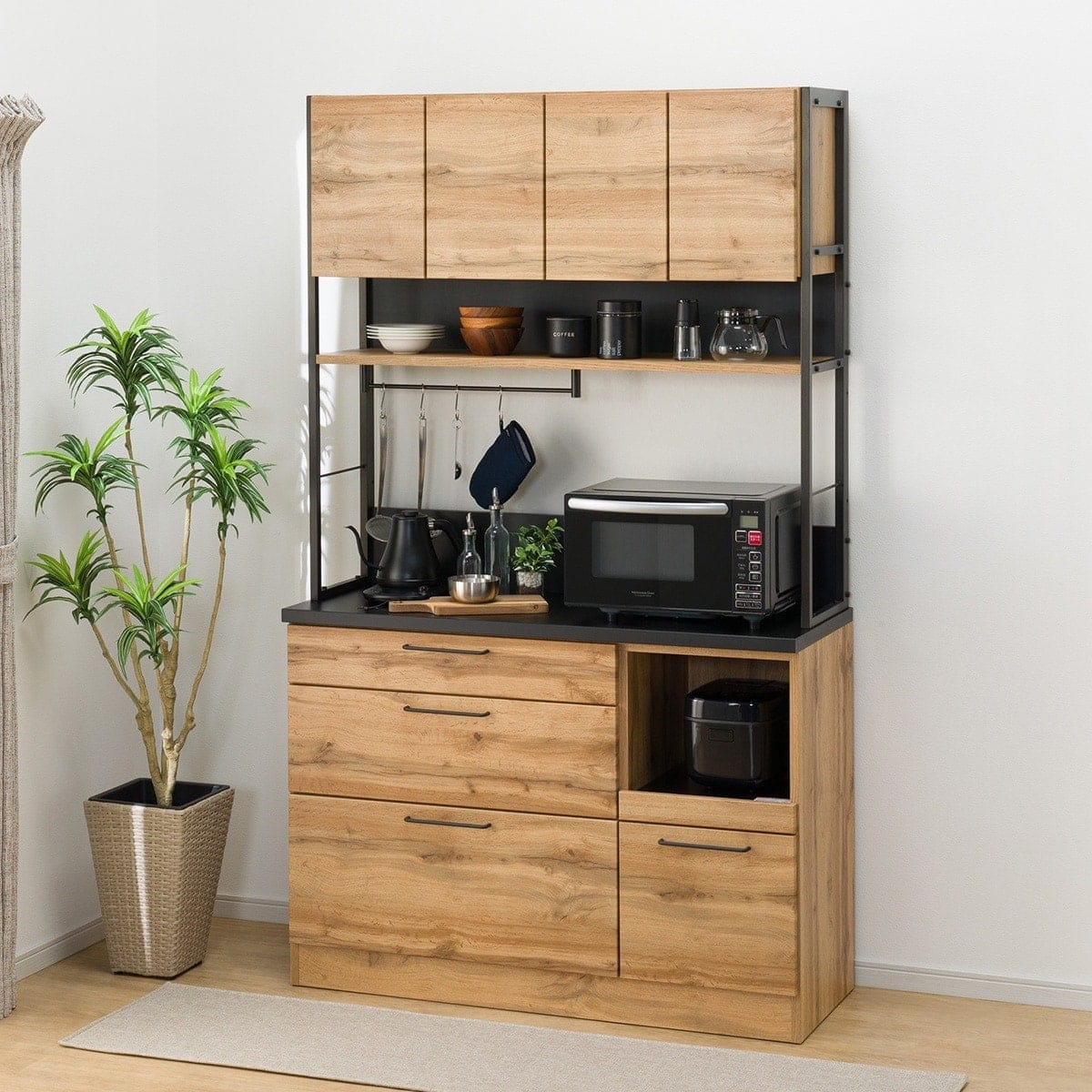 キッチンボード(IM301 120OP LBR) | ニトリネット【公式】 家具