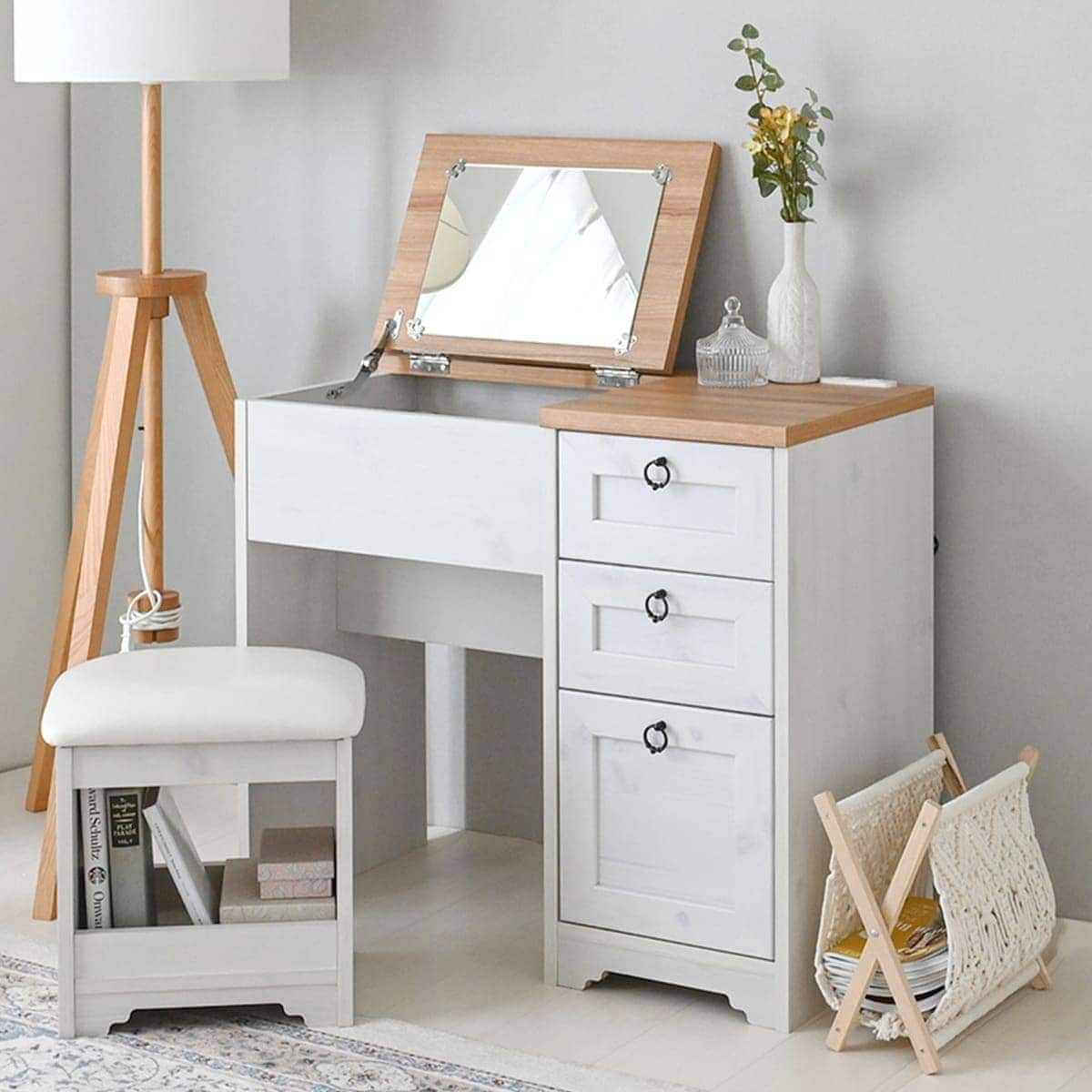 一台ニ役のドレッサーデスク(70-80D WW/NA) | ニトリネット【公式