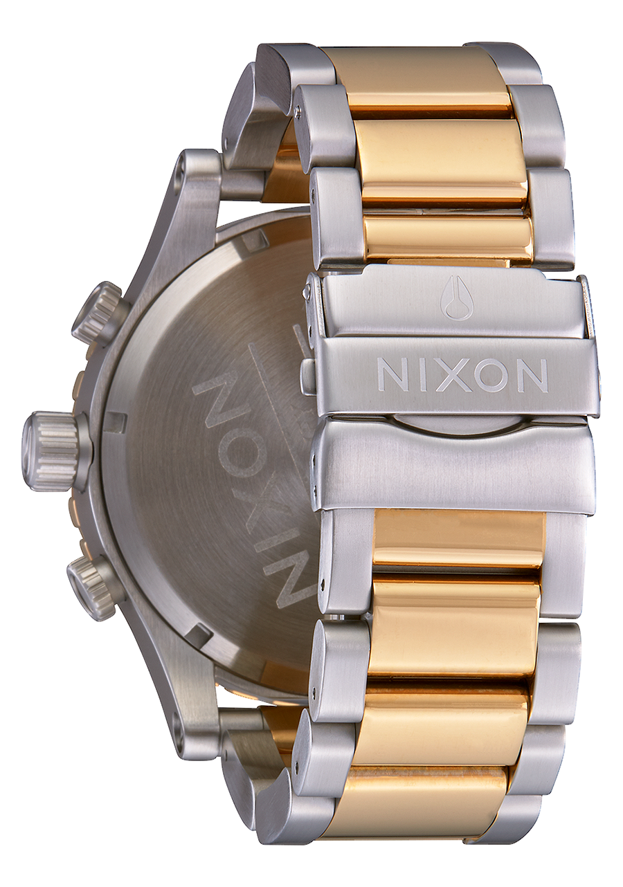 51-30 Chrono Watch | Silver / Gold | Men's Stainless Steel – Nixon US
