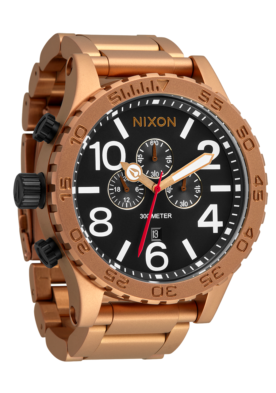 51-30 Chrono Watch | Bronze / Black | Men's Stainless Steel – Nixon US