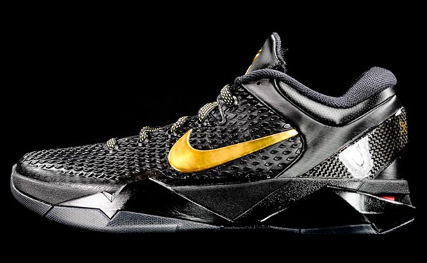 Nike Zoom Kobe VII Elite Black/Metallic Gold | Nice Kicks