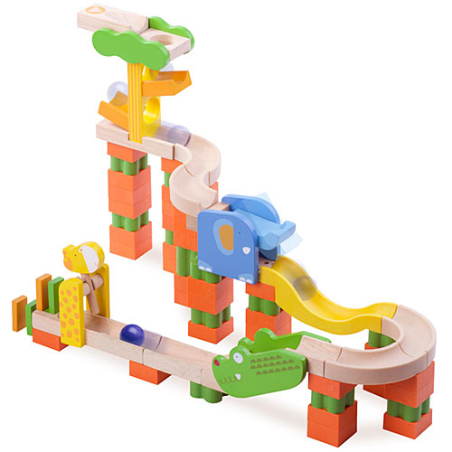 ニコリ（玩具 食器 陶器 雑貨 通販） / ボール転がし 積み木 Trix