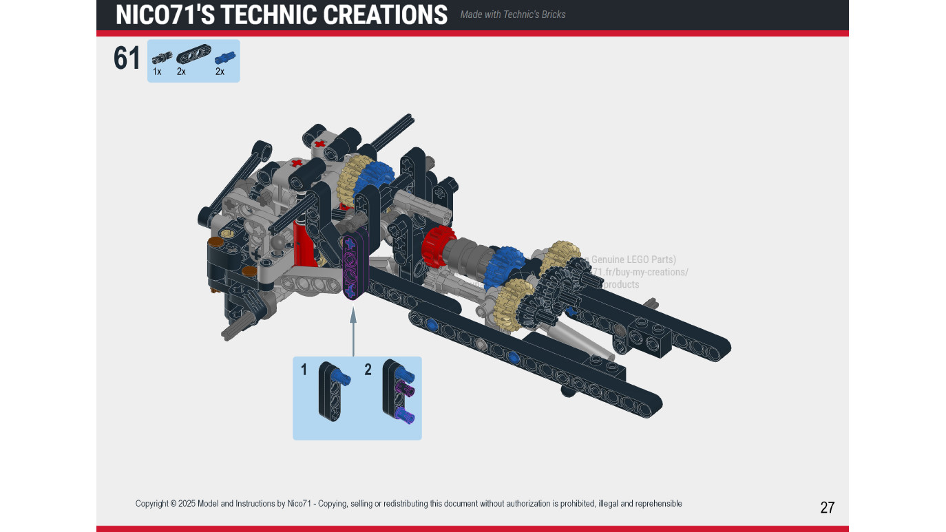 Nico71's Technic Creations – Made with Technic's Bricks