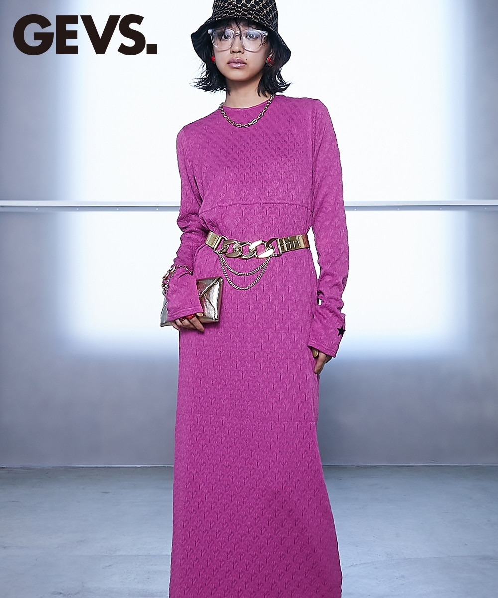 レースマキシストレートワンピース＜大きいサイズ有＞GEVS. 通販