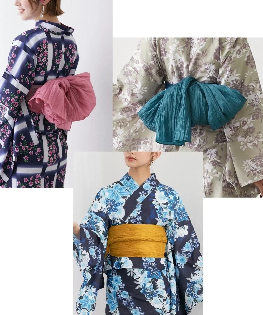 大人の兵児帯、木蓮柄、syamacchiです 大人の兵児帯、木蓮柄