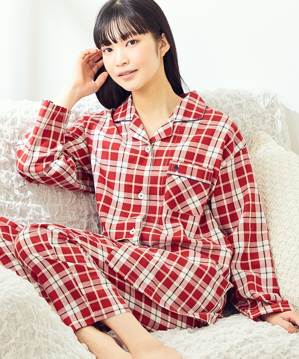 WEB限定】POLO BCS 綿100%ビエラチェック柄シャツパジャマ 通販