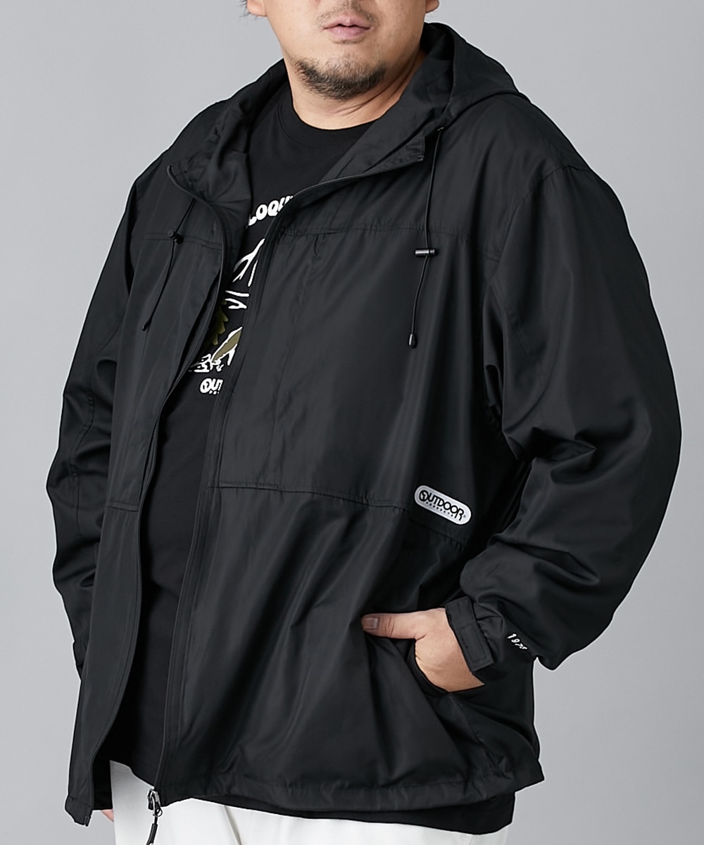 裏メッシュフード付きブルゾン アウトドアプロダクツ【大きいサイズ