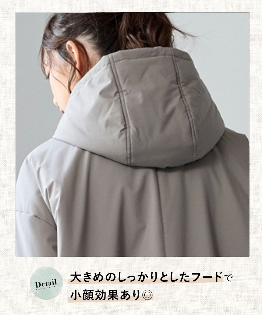 大きいサイズ ビッグパーカー中わたコート 通販【ニッセン】