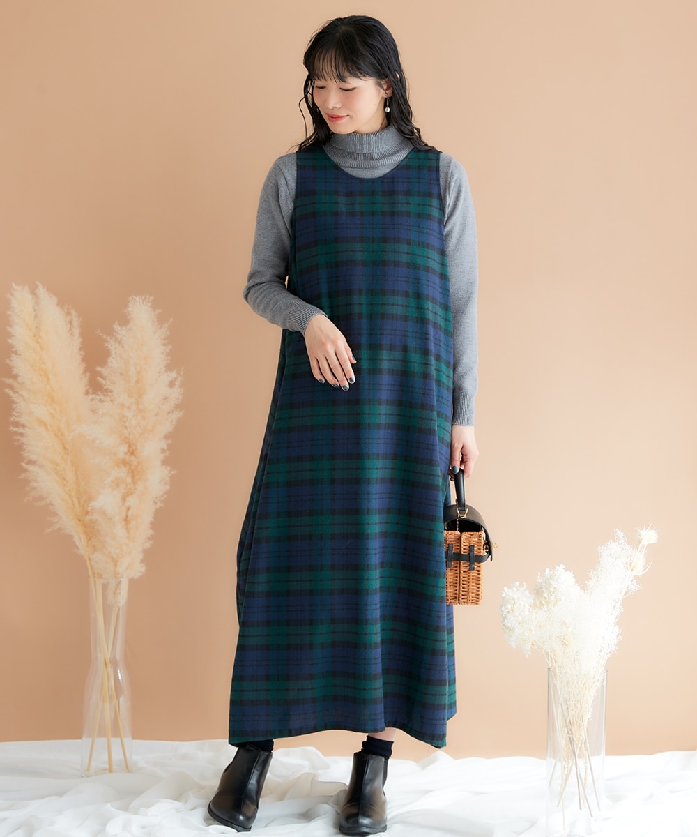 大きいサイズ＞ノースリーブ2WAYコクーンワンピース 通販【ニッセン】