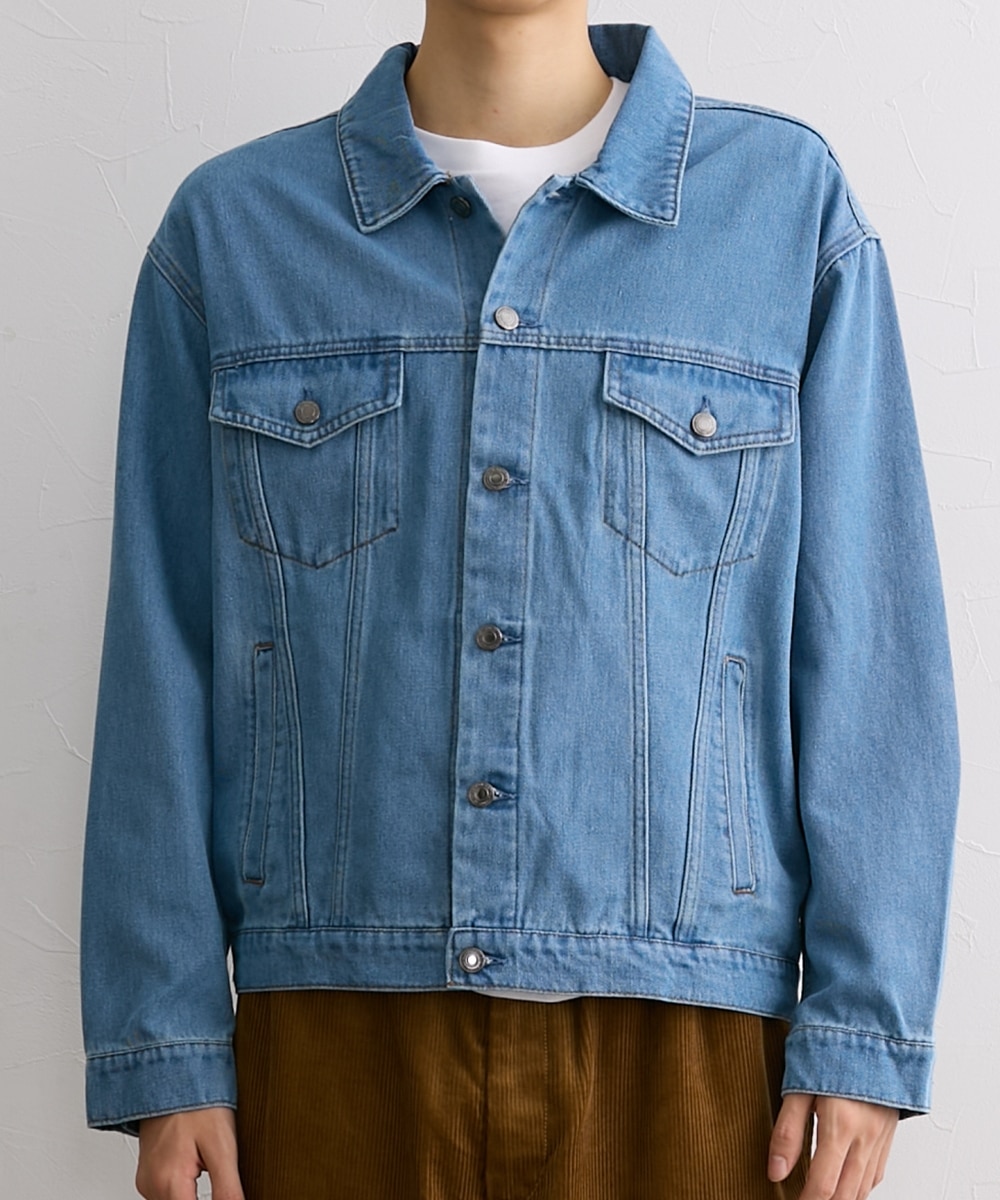 ルーズデニムジャケット 通販【ニッセン】