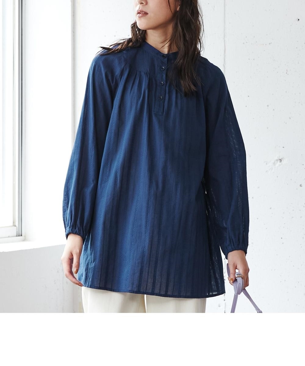 大きいサイズ 綿100％ドビーシャツチュニック 通販【ニッセン】