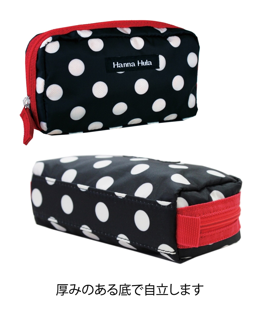 Hanna Hula(ハンナフラ) シングルファスナーポーチ 通販【ニッセン】