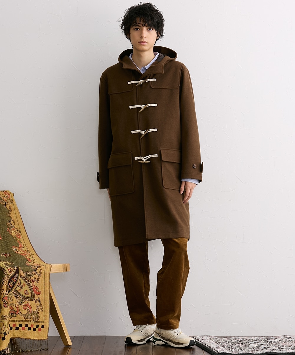 フェイクウールオーバーサイズダッフルコート 通販【ニッセン】