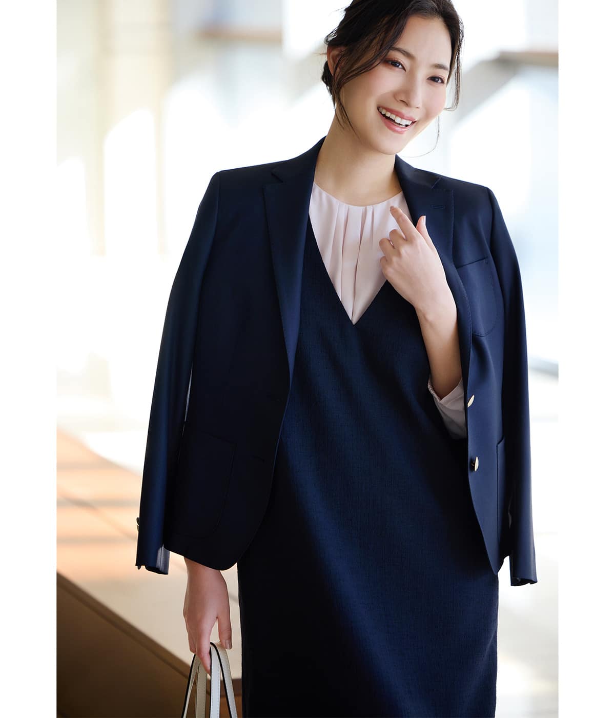 PREMIUM CLOTH Beyond 2釦シングルブレストブレザー(60076269-2025