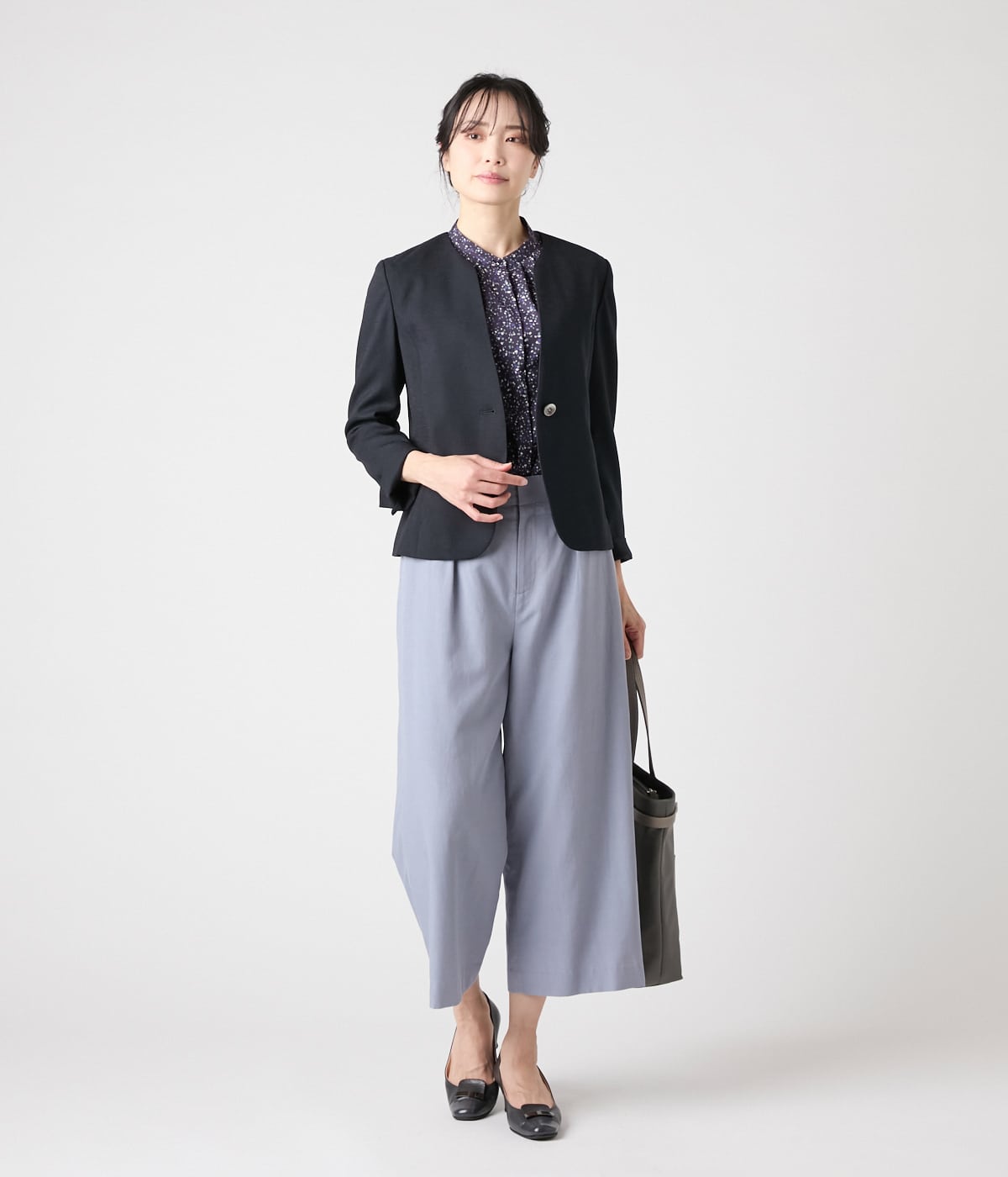 ライトグログラン タックガウチョパンツ(71335806-2025)｜ファッション