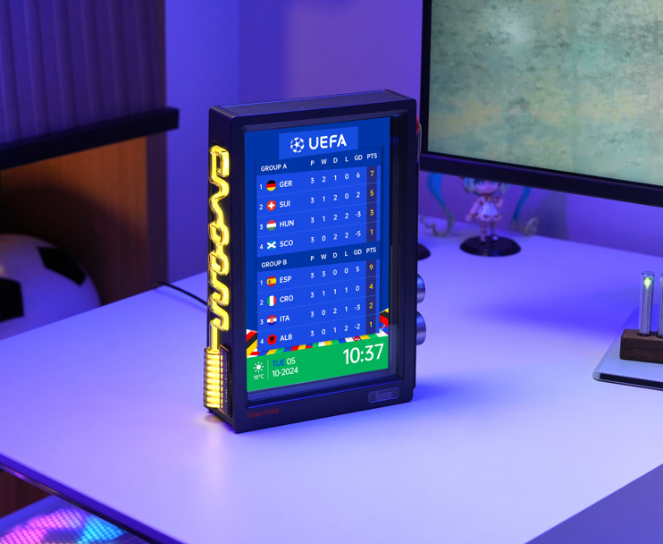 写真・動画・株価まで表示。Divoom「Times Frame」は“飾るガジェット