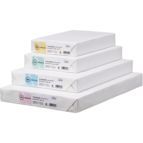 スマートオフィス】カラーペーパーA4 うぐいす 2500枚 A263J-3