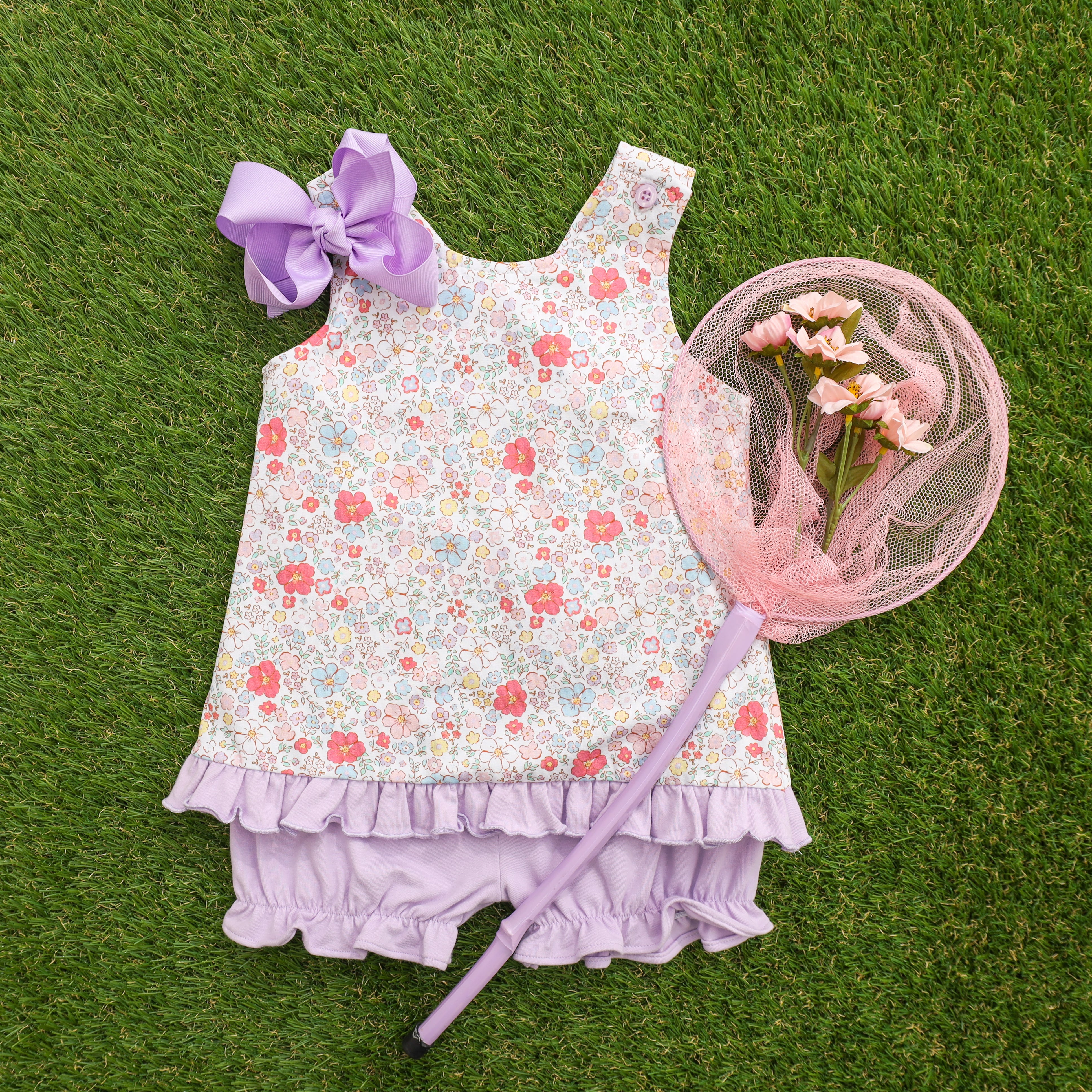 ボトムス SOORPLOOM Bloomer Flower Ribbon Print 1y ボトムス